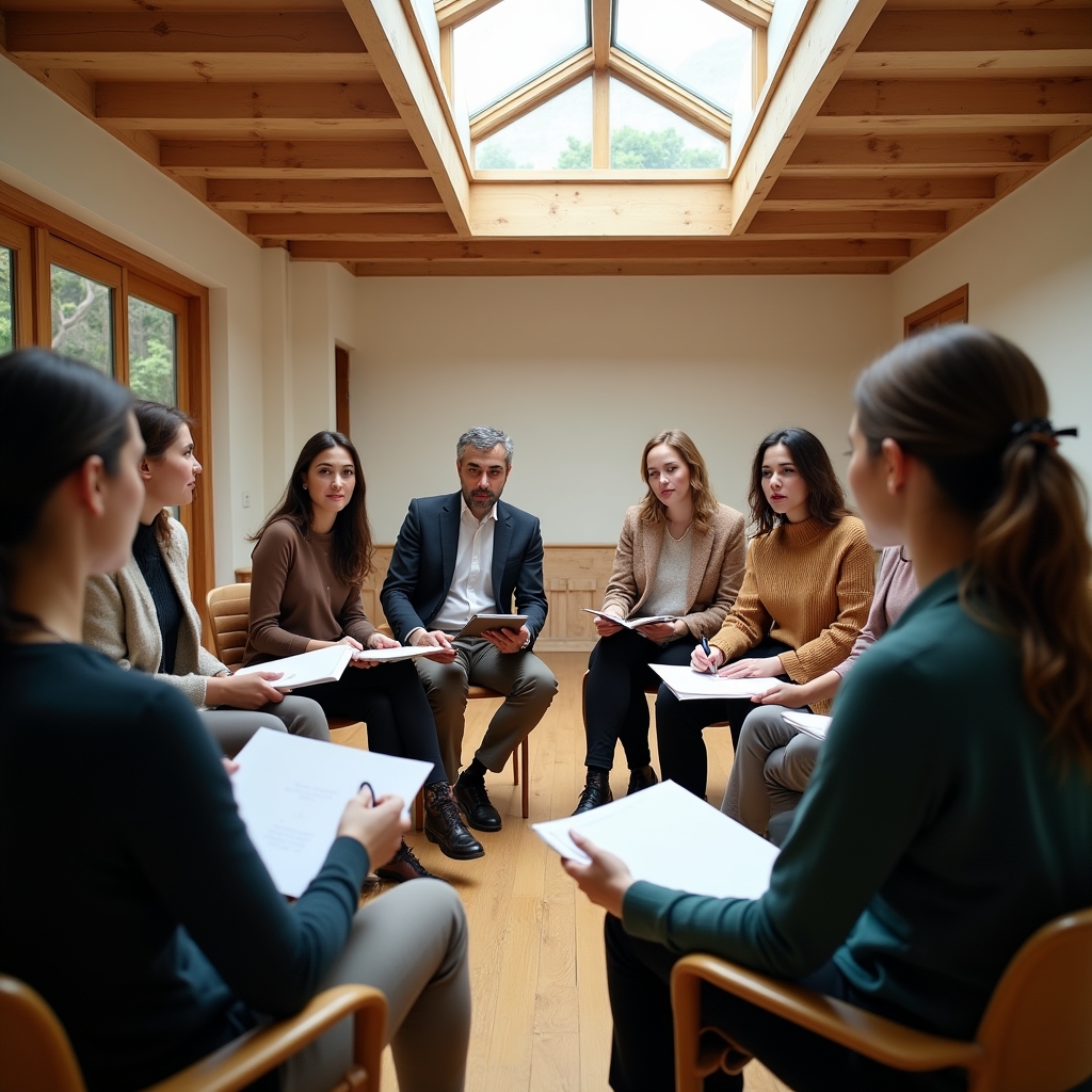 Участники воркшопа активно работают над карьерными стратегиями